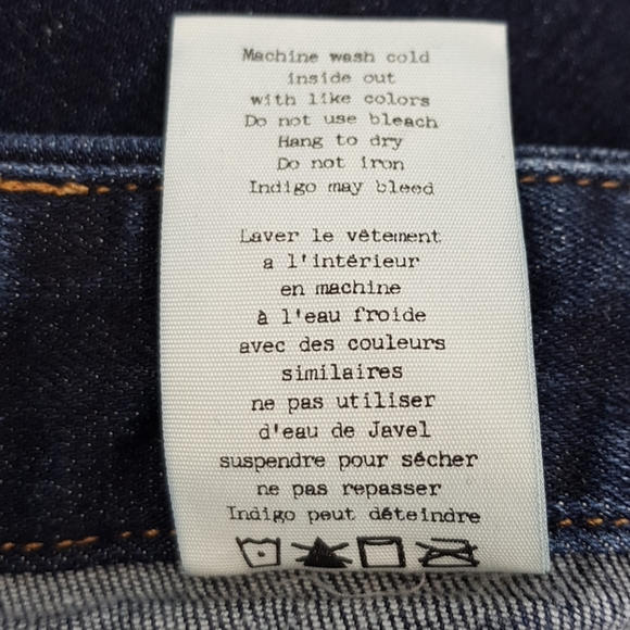 Rag & Bone Denny Jeans with Frayed Hem in Warsaw 2 - Picture 9 of 13